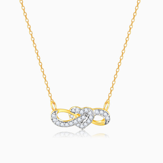 Gold Limitless Love Diamond Necklace