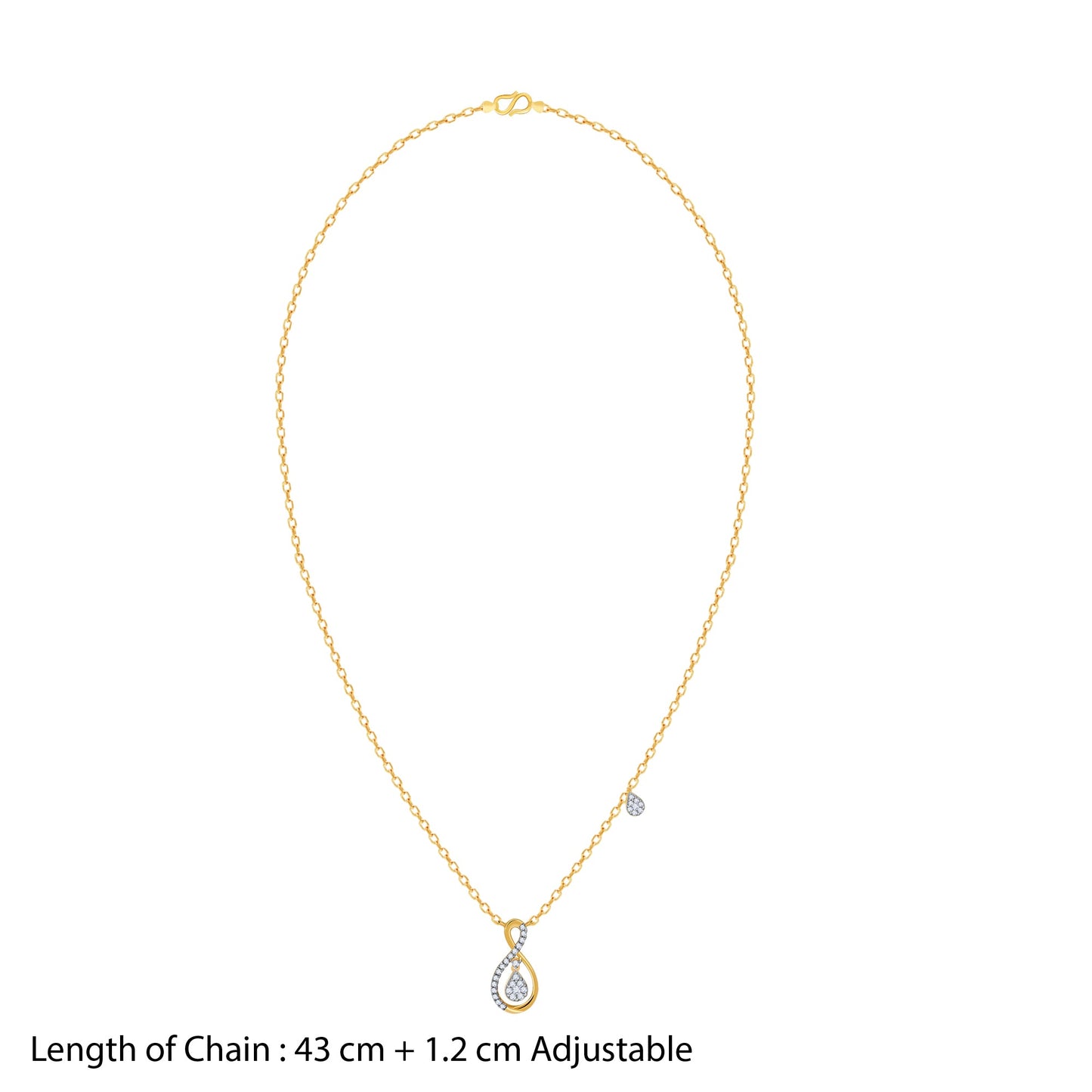 Gold Serene Life Lab Grown Diamond Necklace