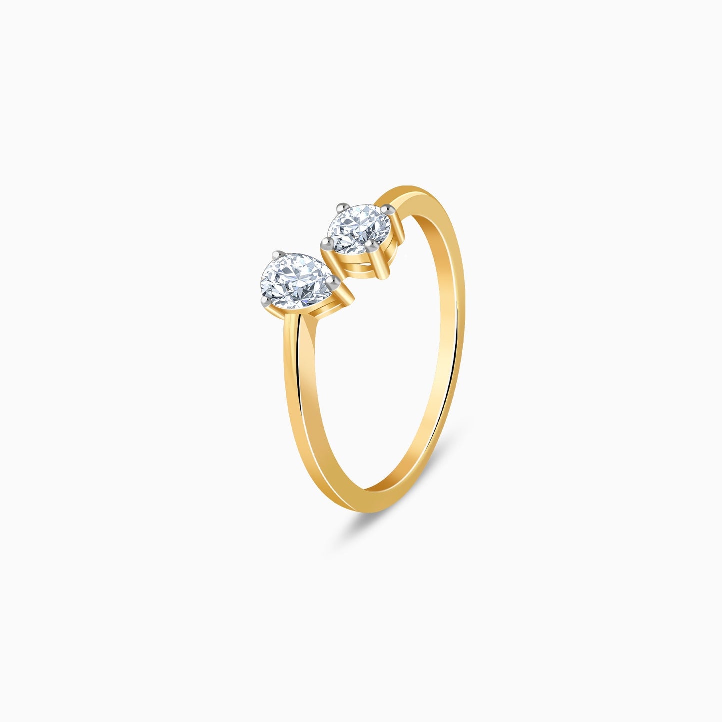 Gold Bonded Souls Lab Grown Diamond Ring