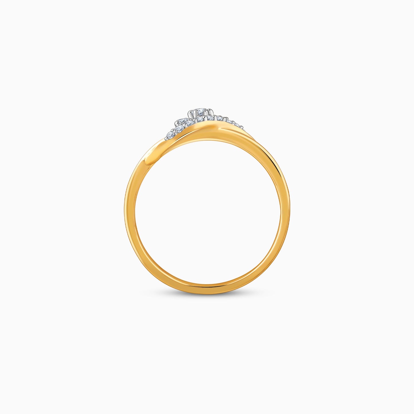 Gold Infinity Bloom Lab Grown Diamond Ring