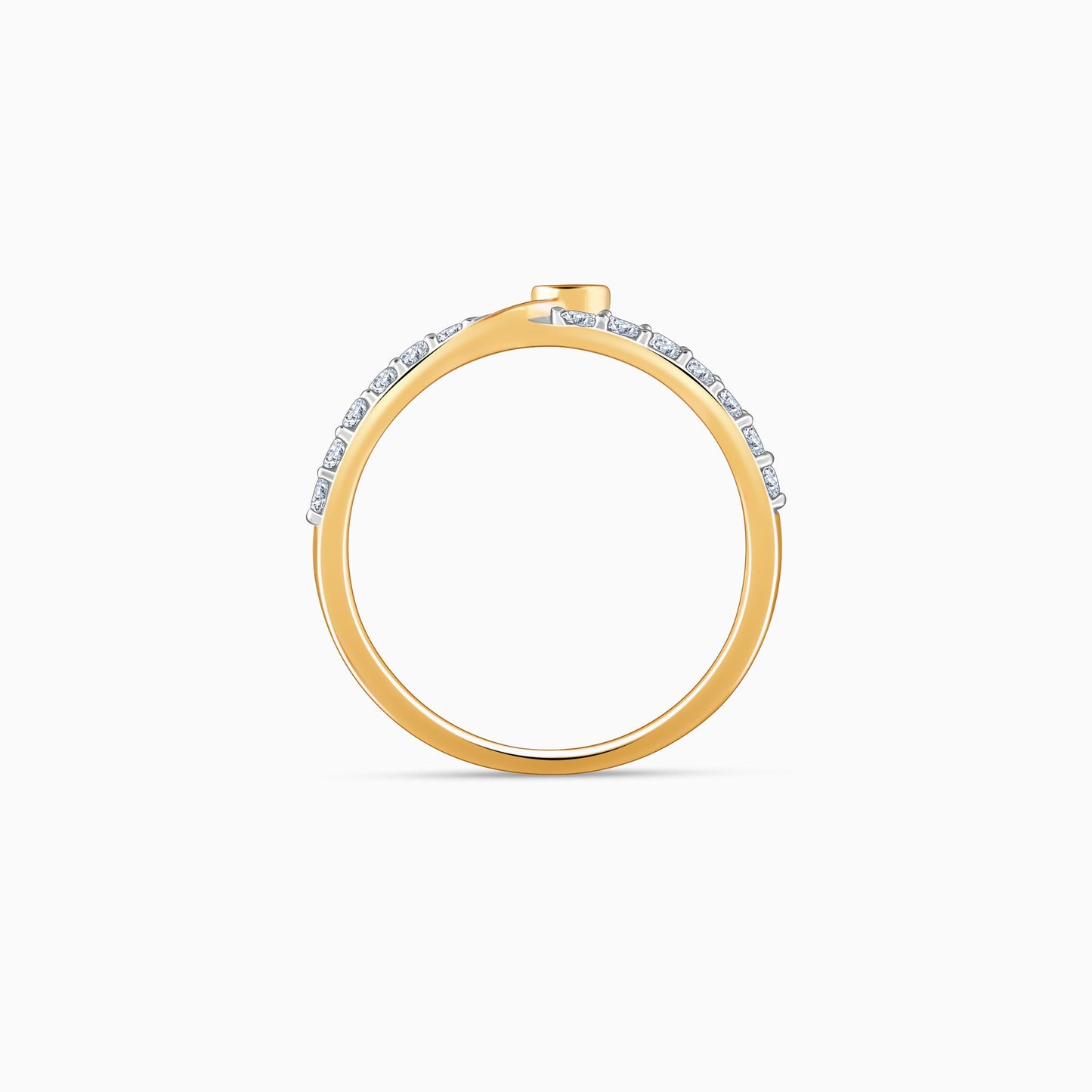 Gold Glowspell Lab Grown Diamond Ring