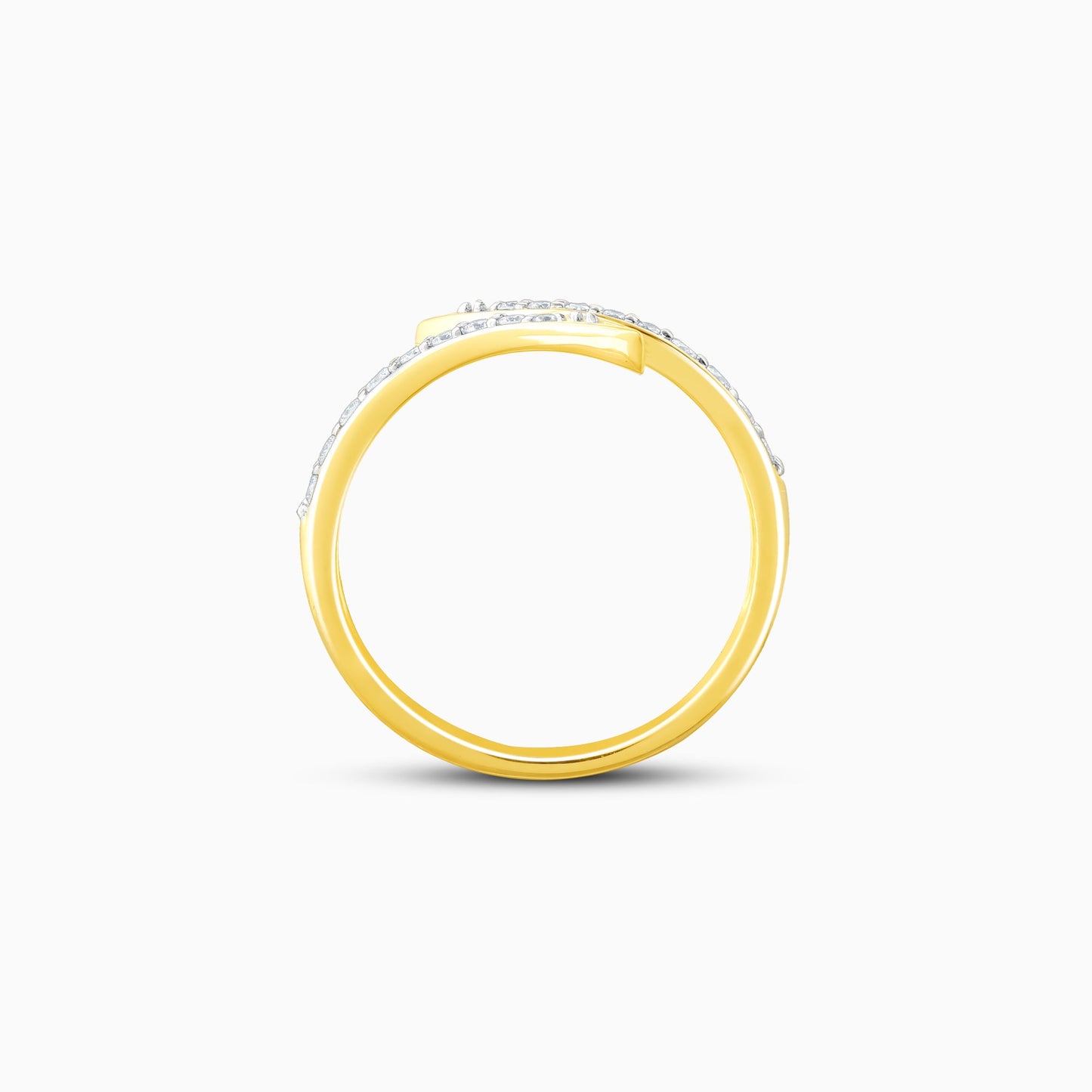 Gold Whimsical Wrap Diamond Ring