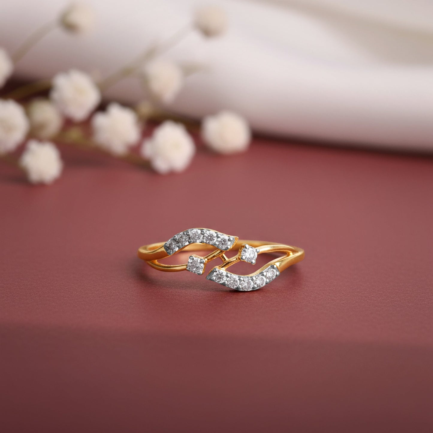 Gold Covely Lab Grown Diamond Ring