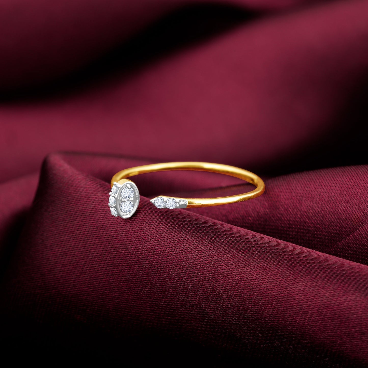 Gold Unity Diamond Ring
