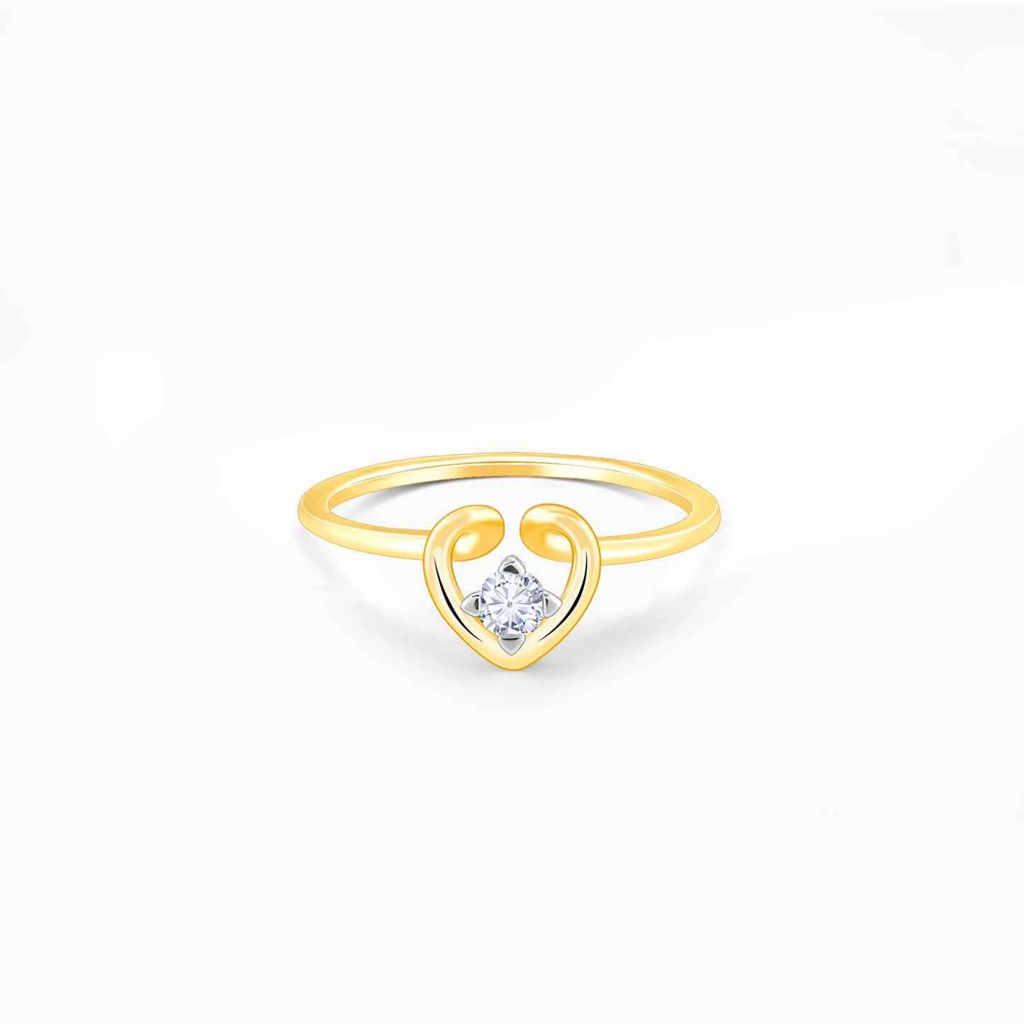Gold Symphony Of Love Diamond Ring