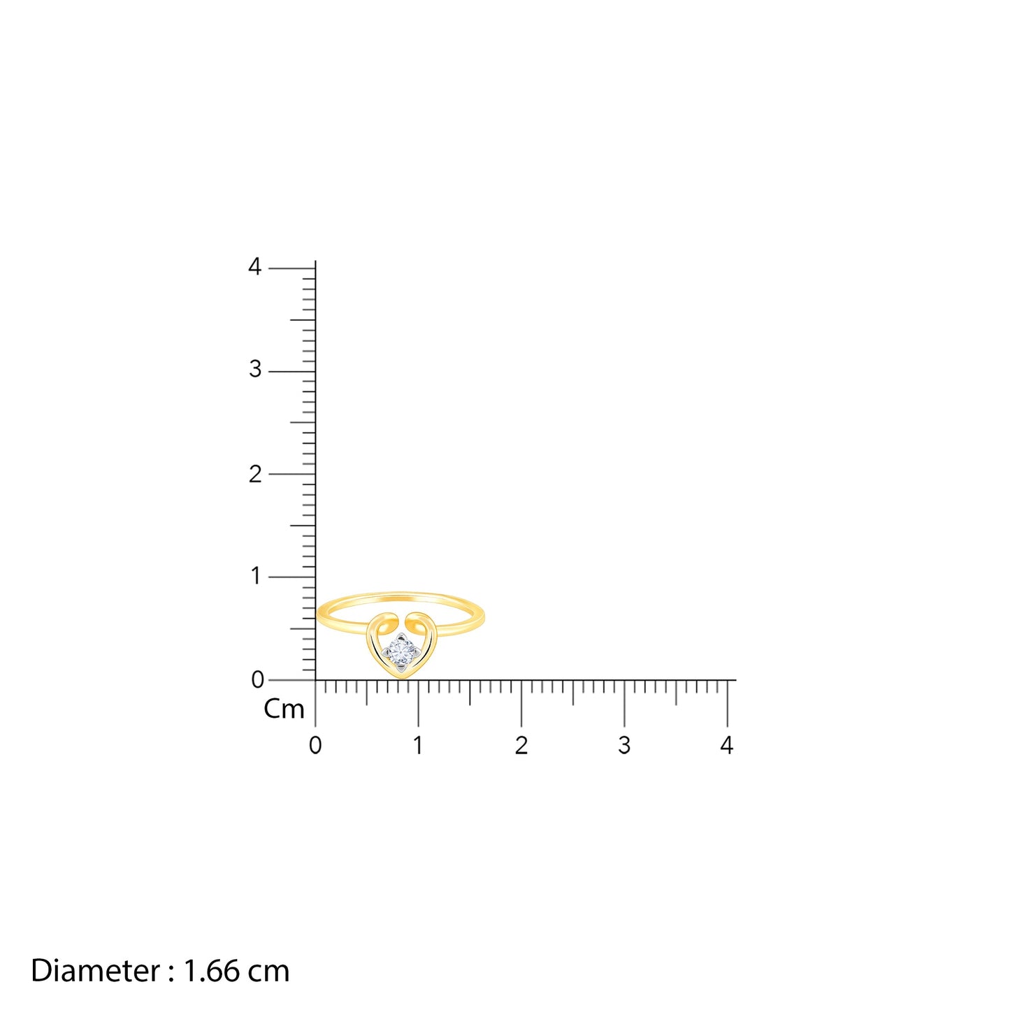 Gold Symphony Of Love Diamond Ring