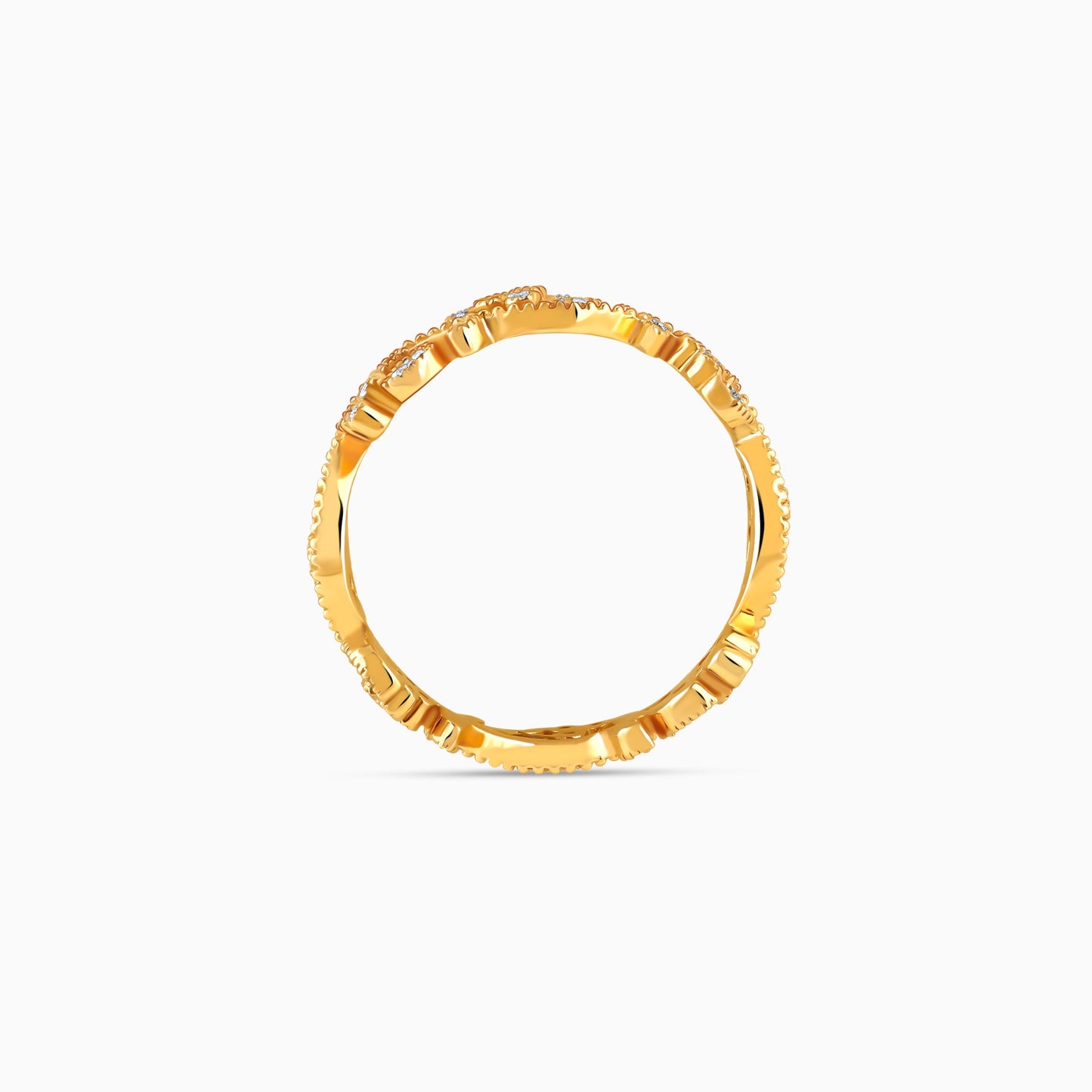 Gold Cherished Bond Diamond Ring