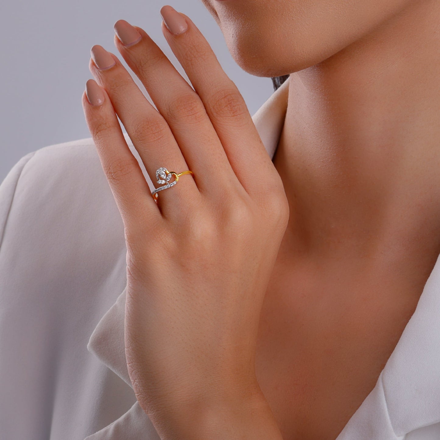 Gold Eternal Blossom Diamond Ring