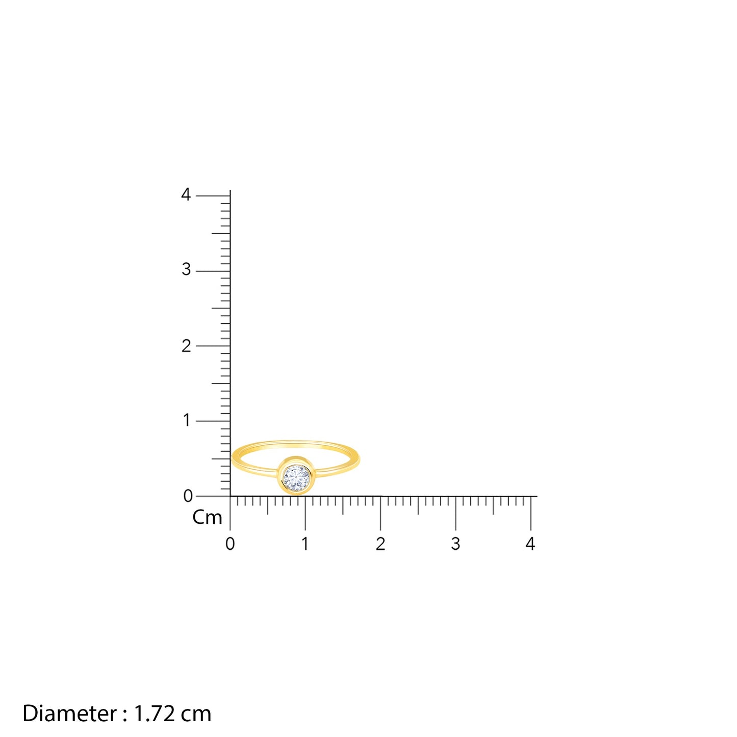 Gold Cherished Love Solitaire Diamond Ring