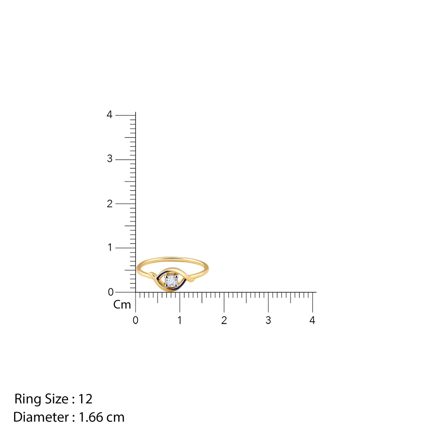 Gold Lifelong Love Solitaire Diamond Ring