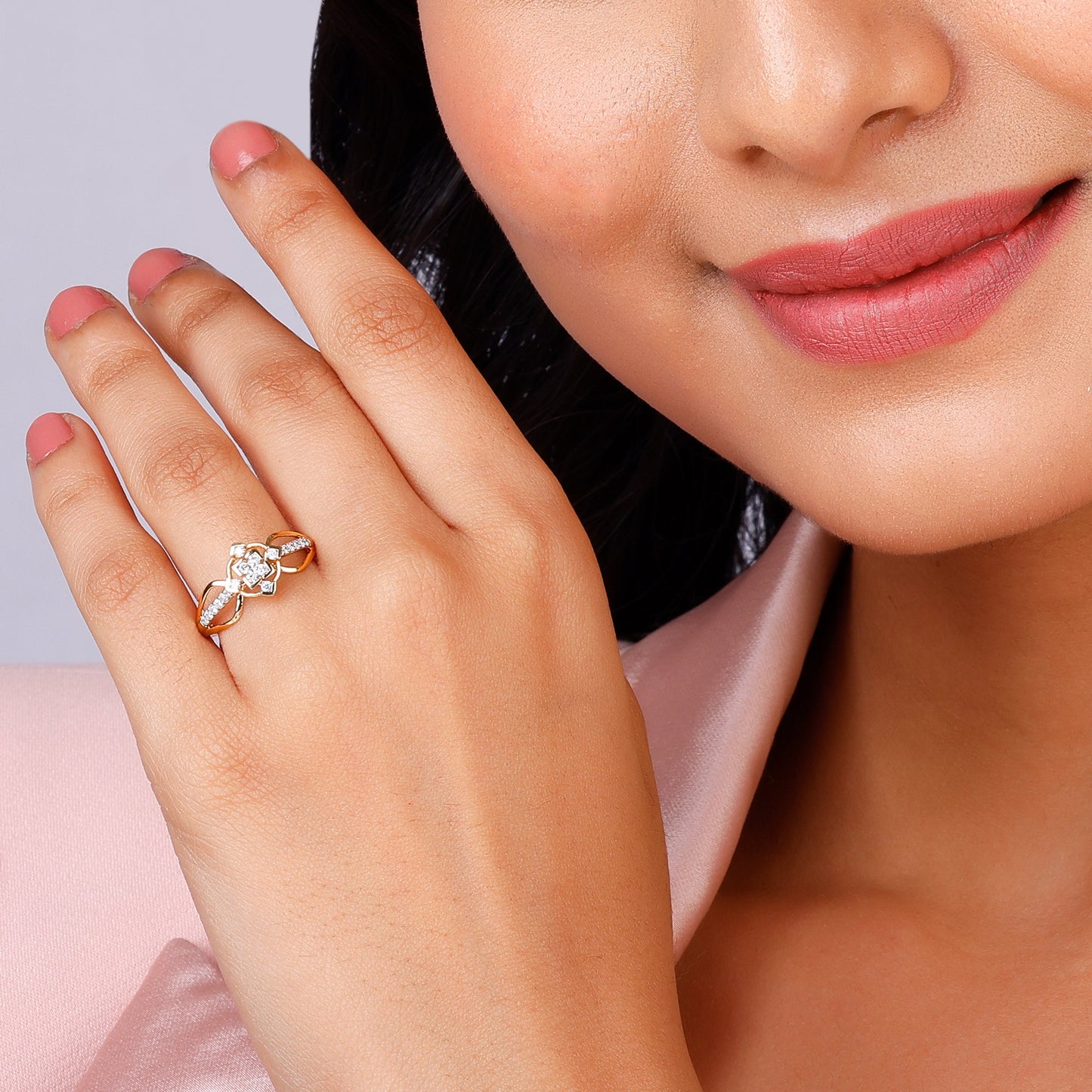 Gold Majestic Elegance Diamond Ring