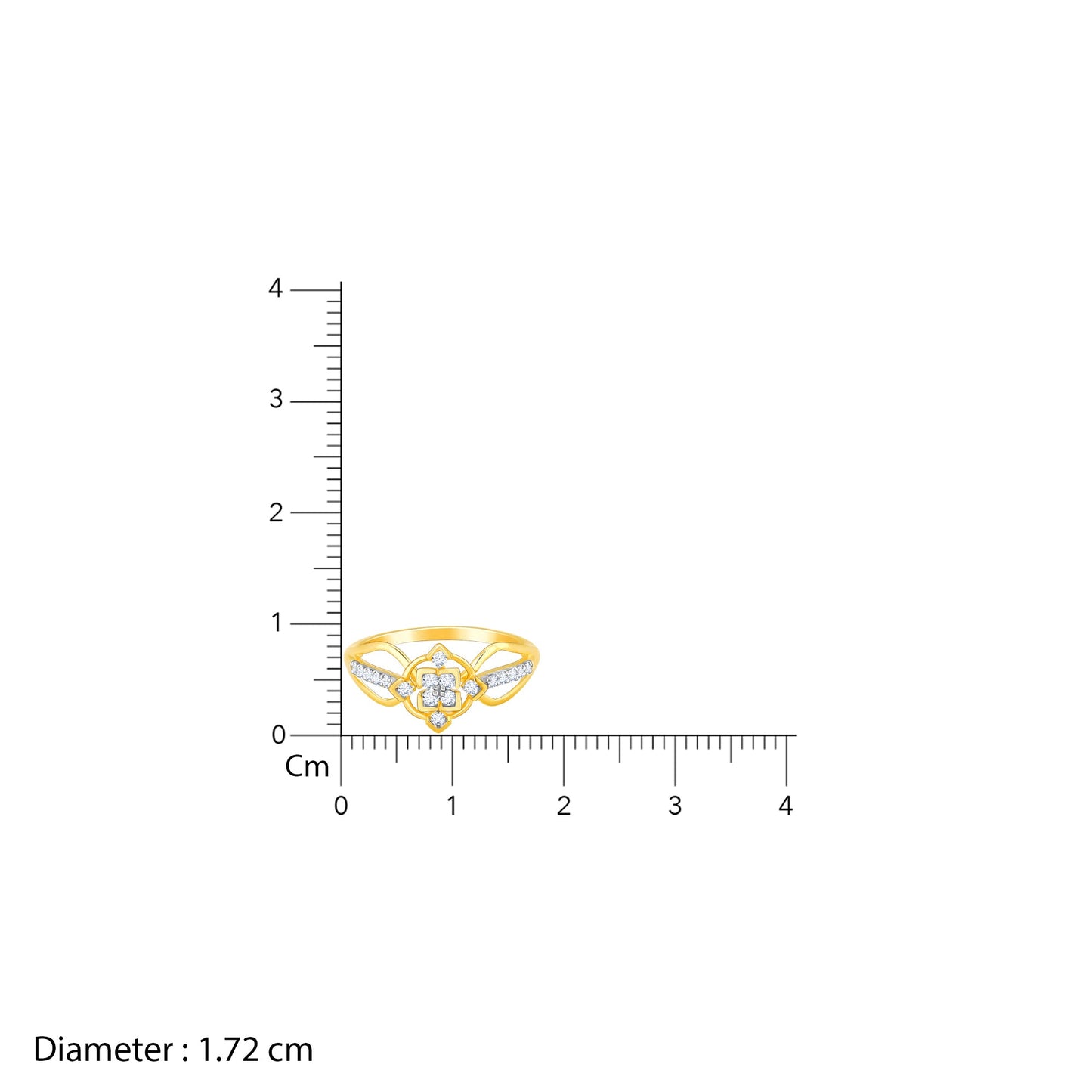Gold Majestic Elegance Diamond Ring