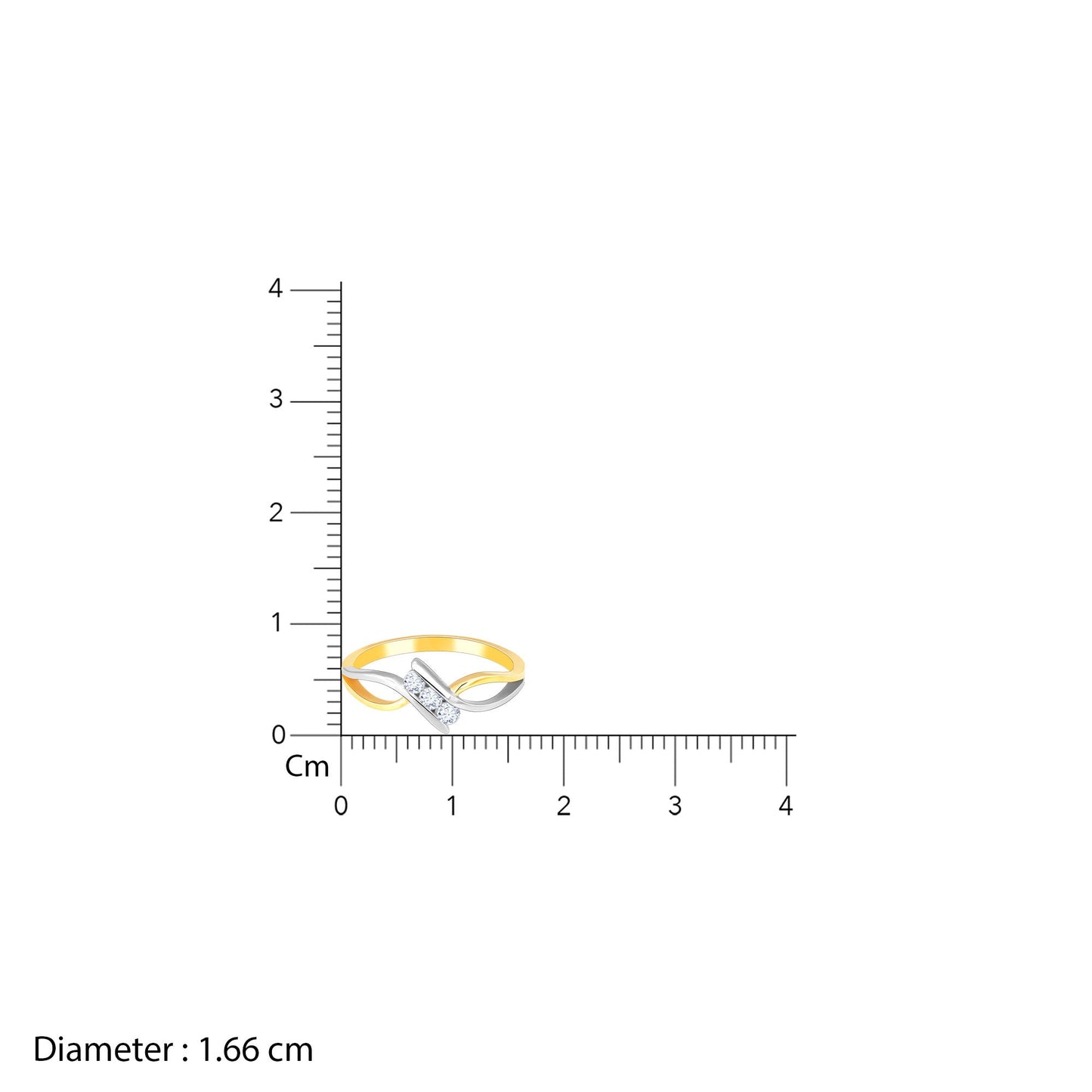 Gold Delicate Whispers Diamond Ring