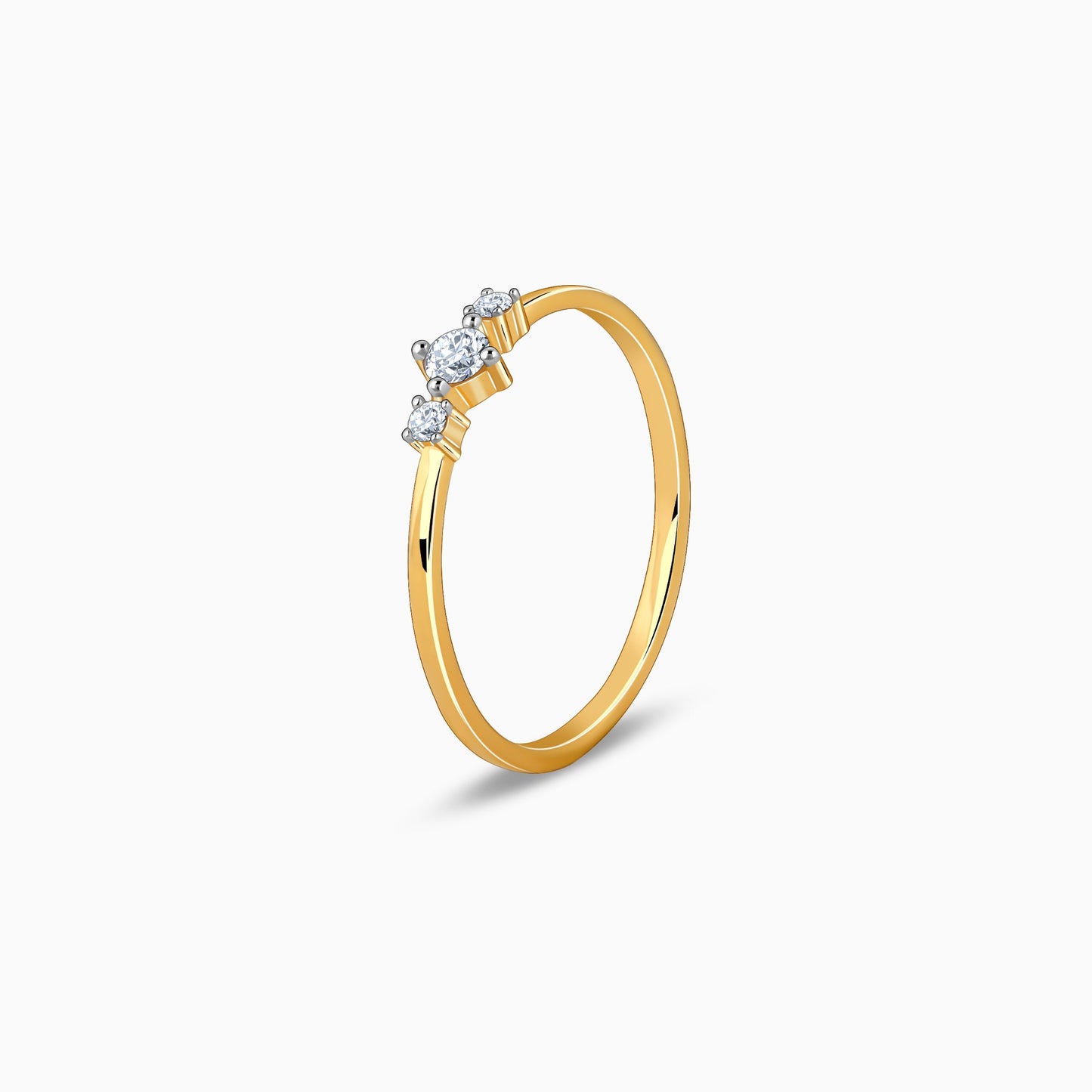 Gold Stunning Beauty Lab Grown Diamond Ring