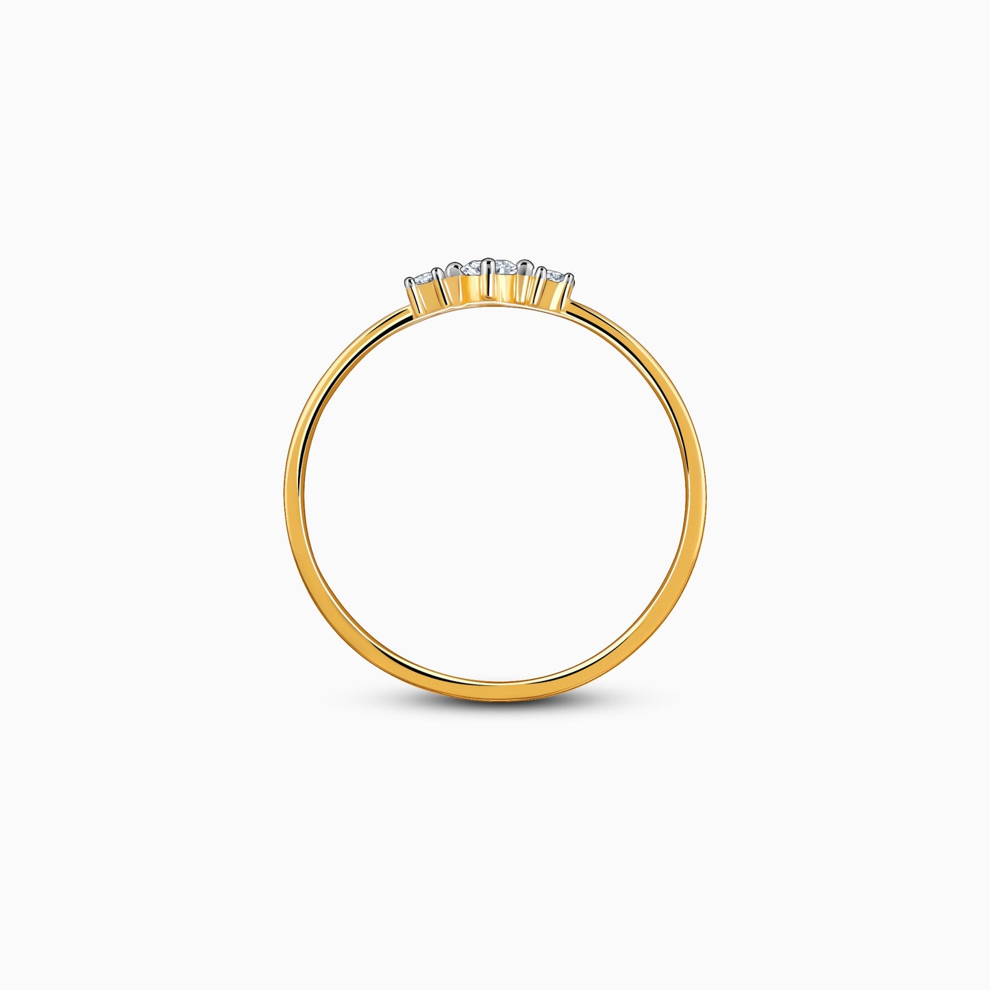 Gold Stunning Beauty Lab Grown Diamond Ring