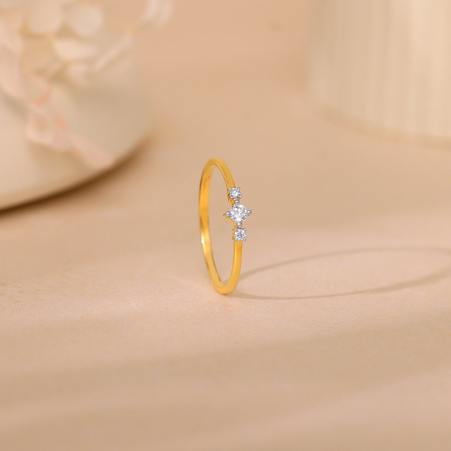 Gold Stunning Beauty Lab Grown Diamond Ring