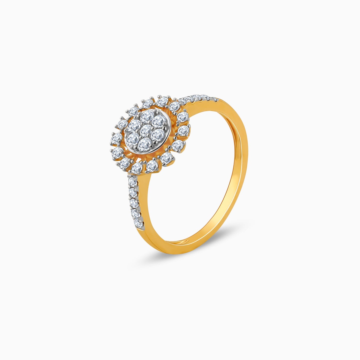 Gold Fiore Bloom Diamond Ring
