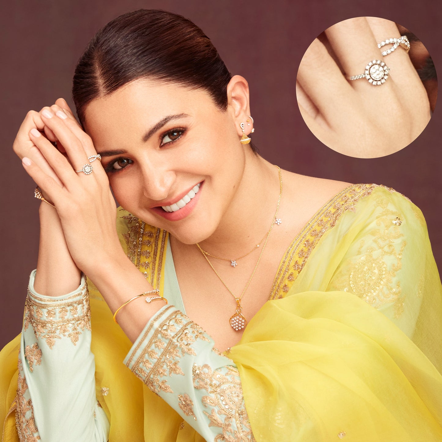 Gold Fiore Bloom Diamond Ring