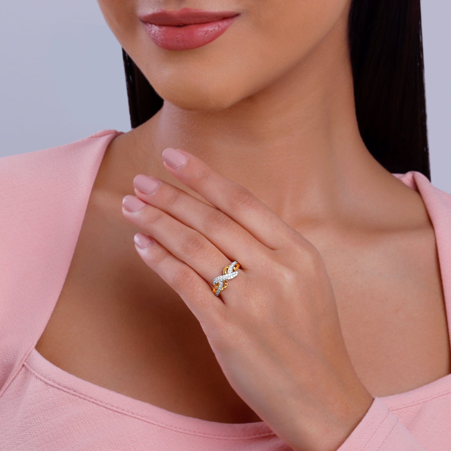 Gold Everlasting Lab Grown Diamond Ring