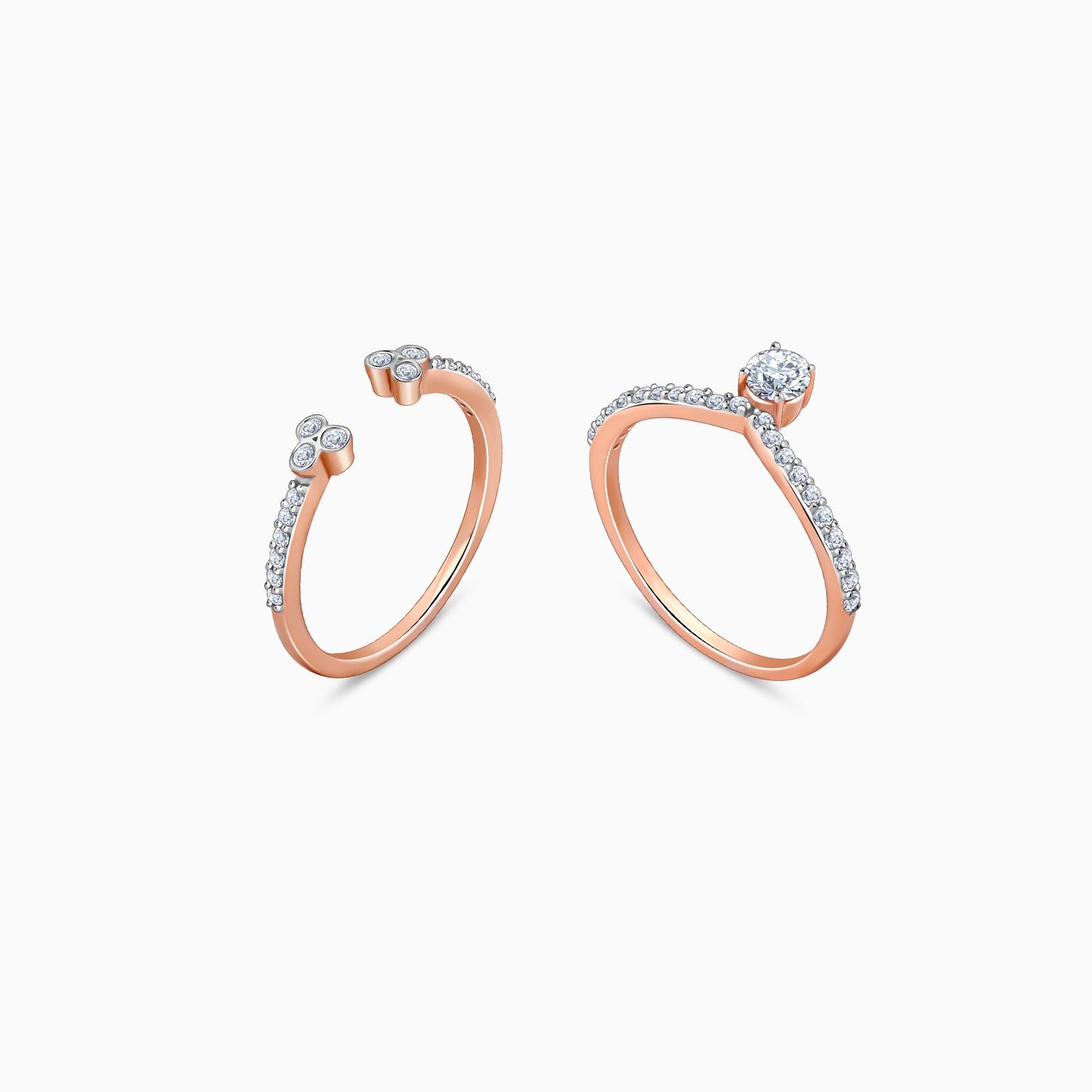 Rose Gold Imperial Solitaire Lab Grown Diamond Ring