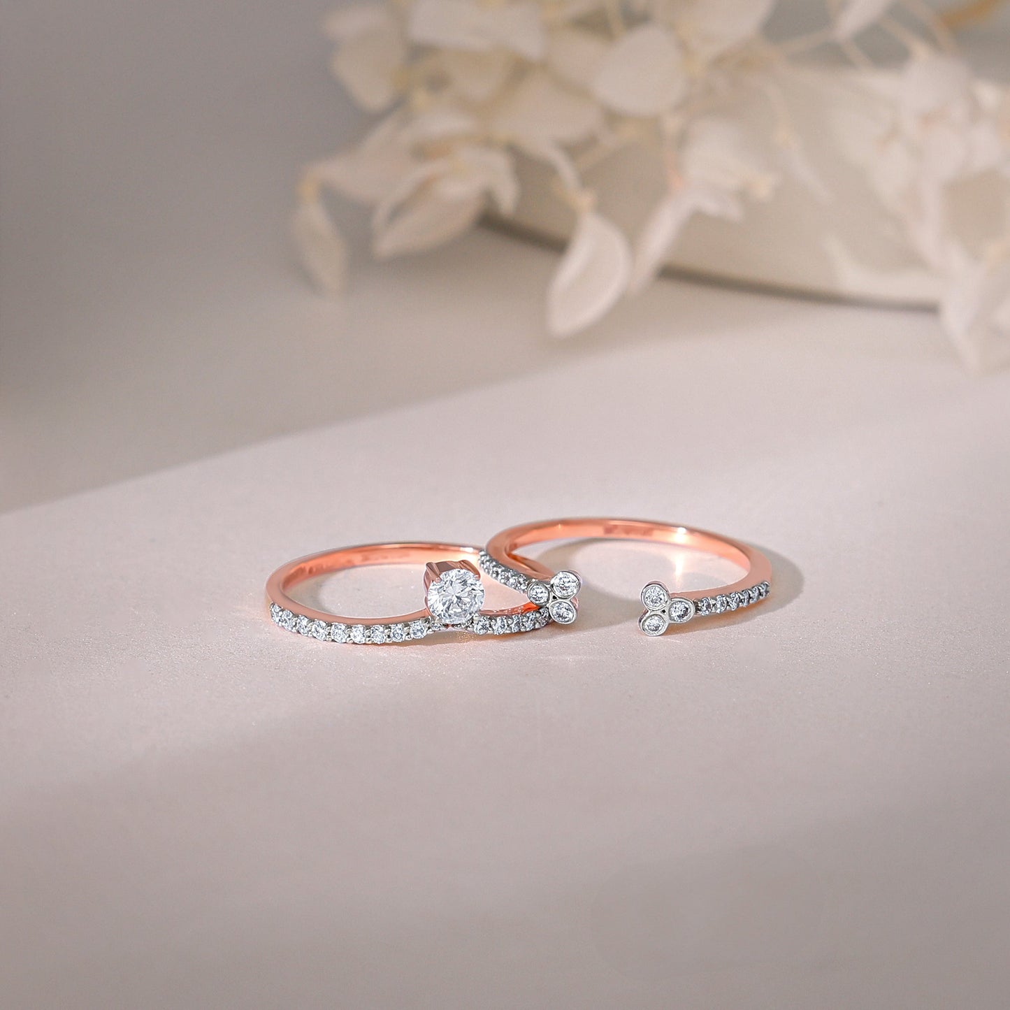 Rose Gold Imperial Solitaire Lab Grown Diamond Ring