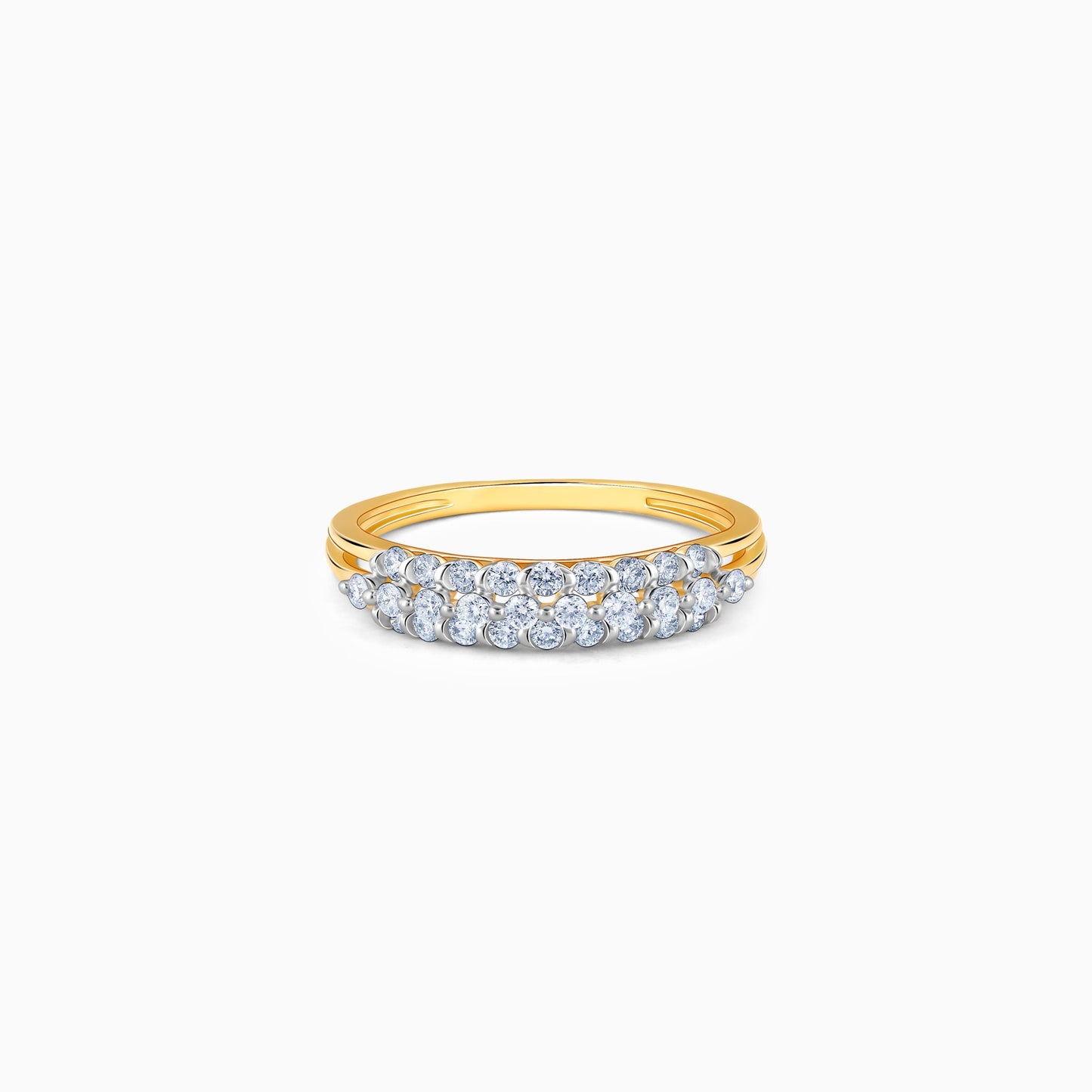 Gold Ivory Radiance Lab Grown Diamond Ring
