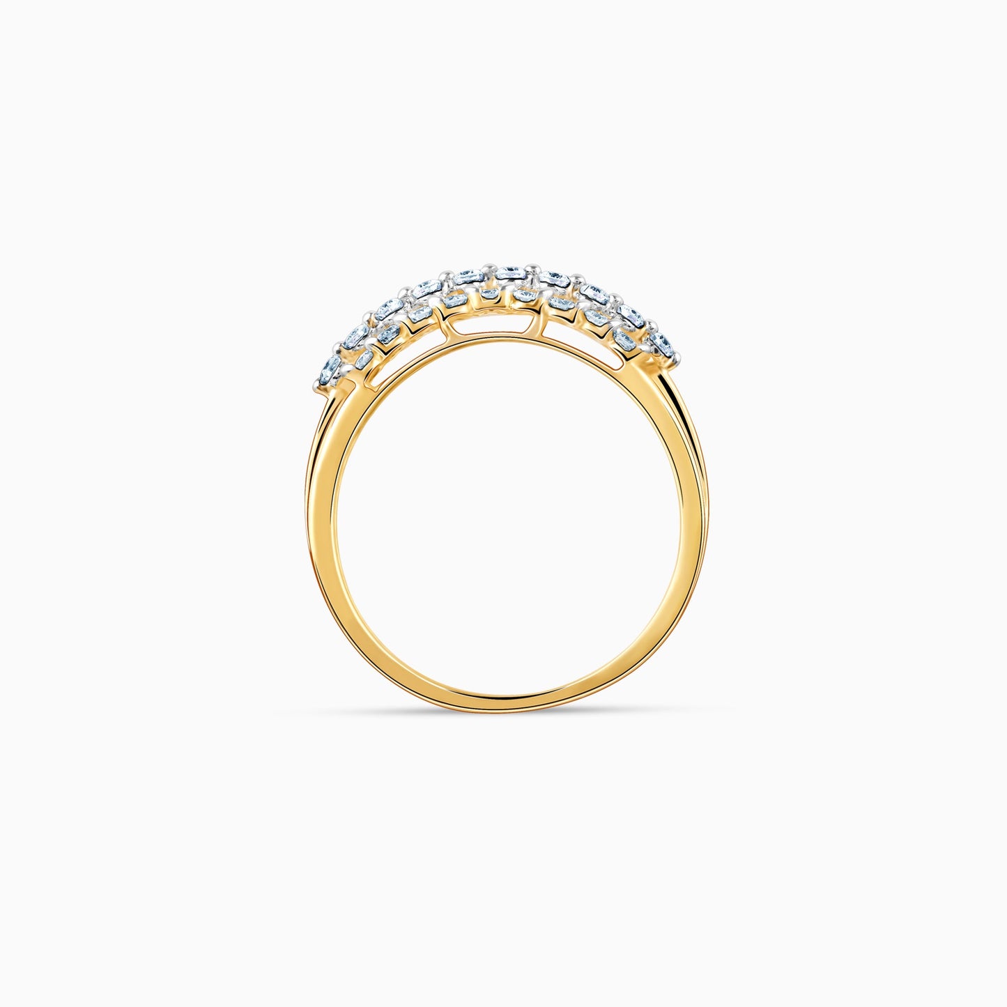 Gold Ivory Radiance Lab Grown Diamond Ring