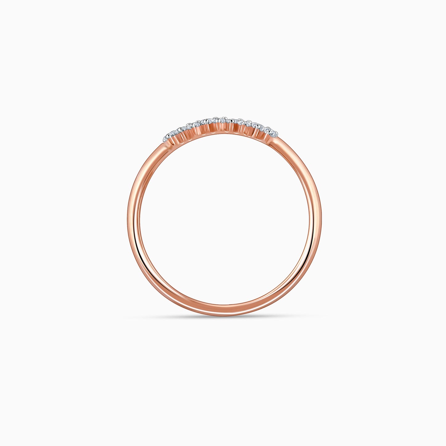 Rose Gold Bunch of Grace Diamond Ring