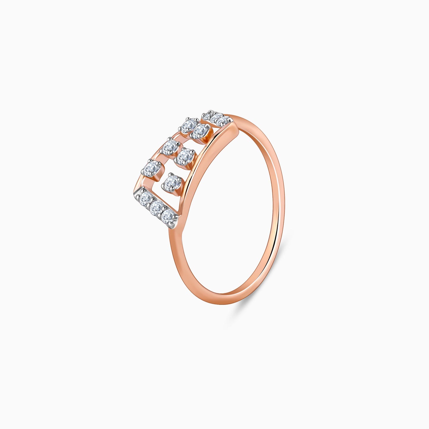 Rose Gold Glimmer Lab Grown Diamond Ring