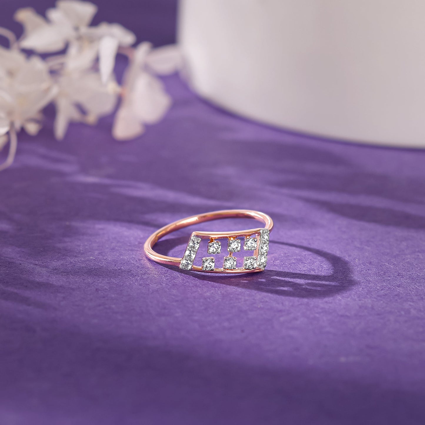 Rose Gold Glimmer Lab Grown Diamond Ring
