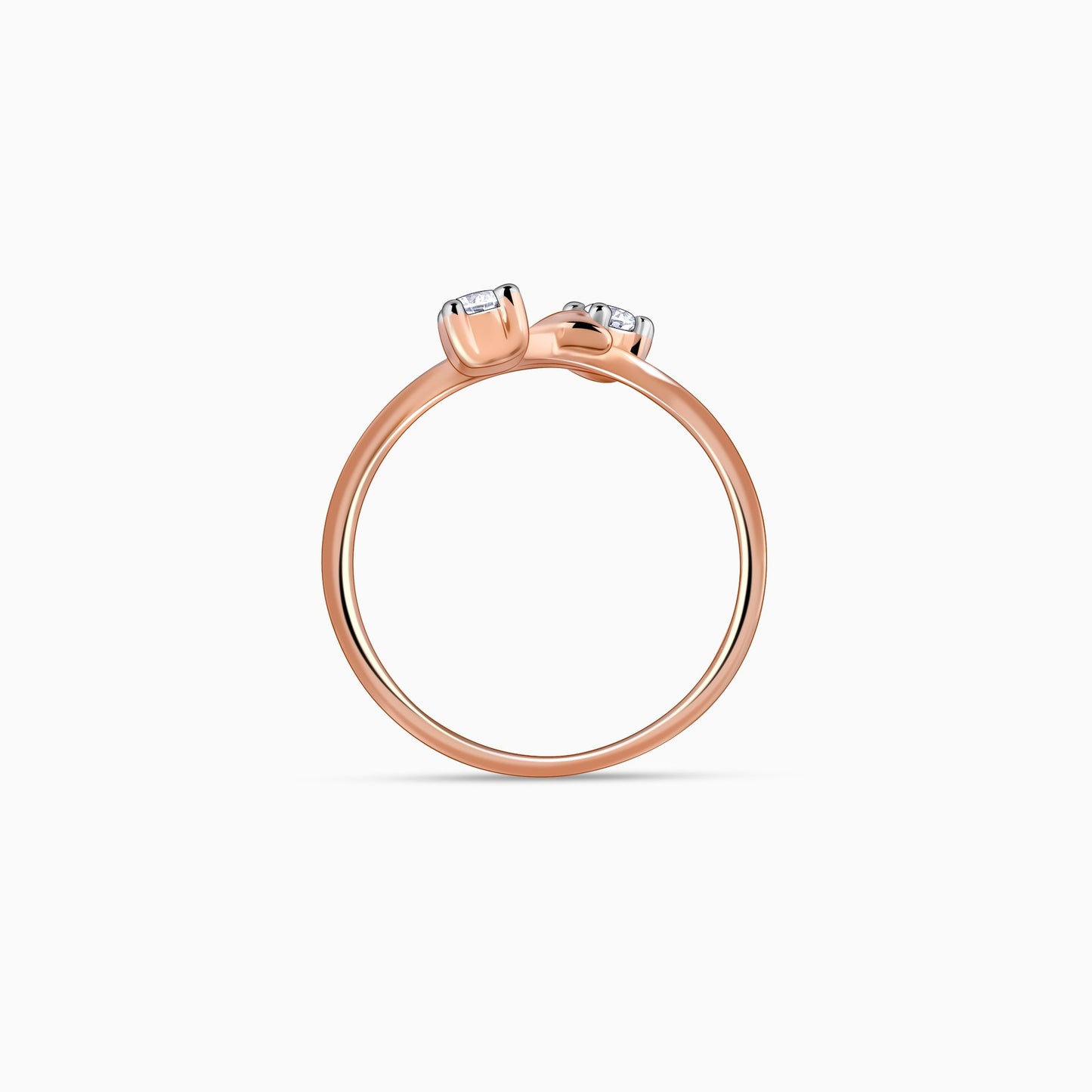 Rose Gold Anthos Diamond Ring