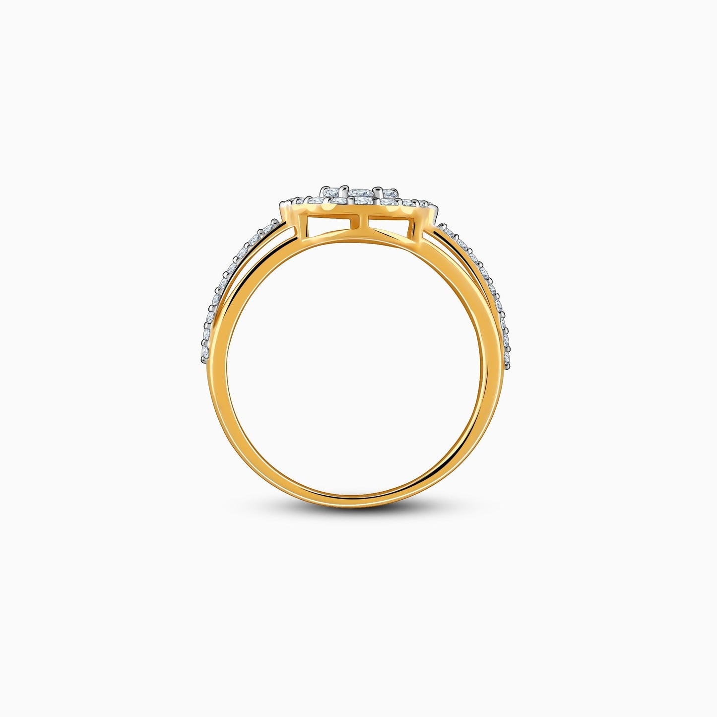 Gold Epireal Lab Grown Diamond Ring