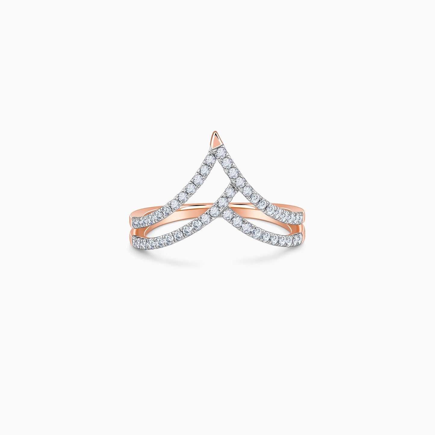 Rose Gold Virtue Lab Grown Diamond Vanki Ring