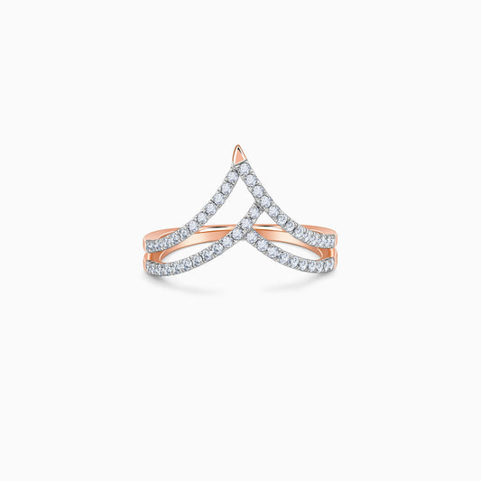 Rose Gold Virtue Lab Grown Diamond Vanki Ring