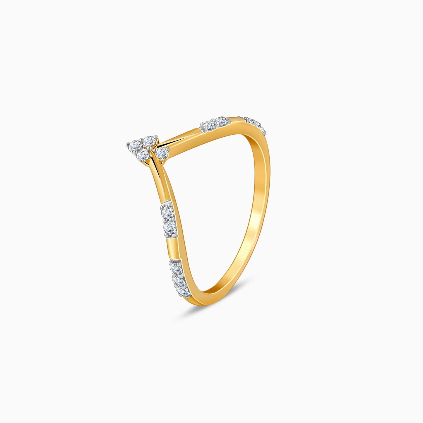 Gold Nora Vanki Lab Grown Diamond Ring