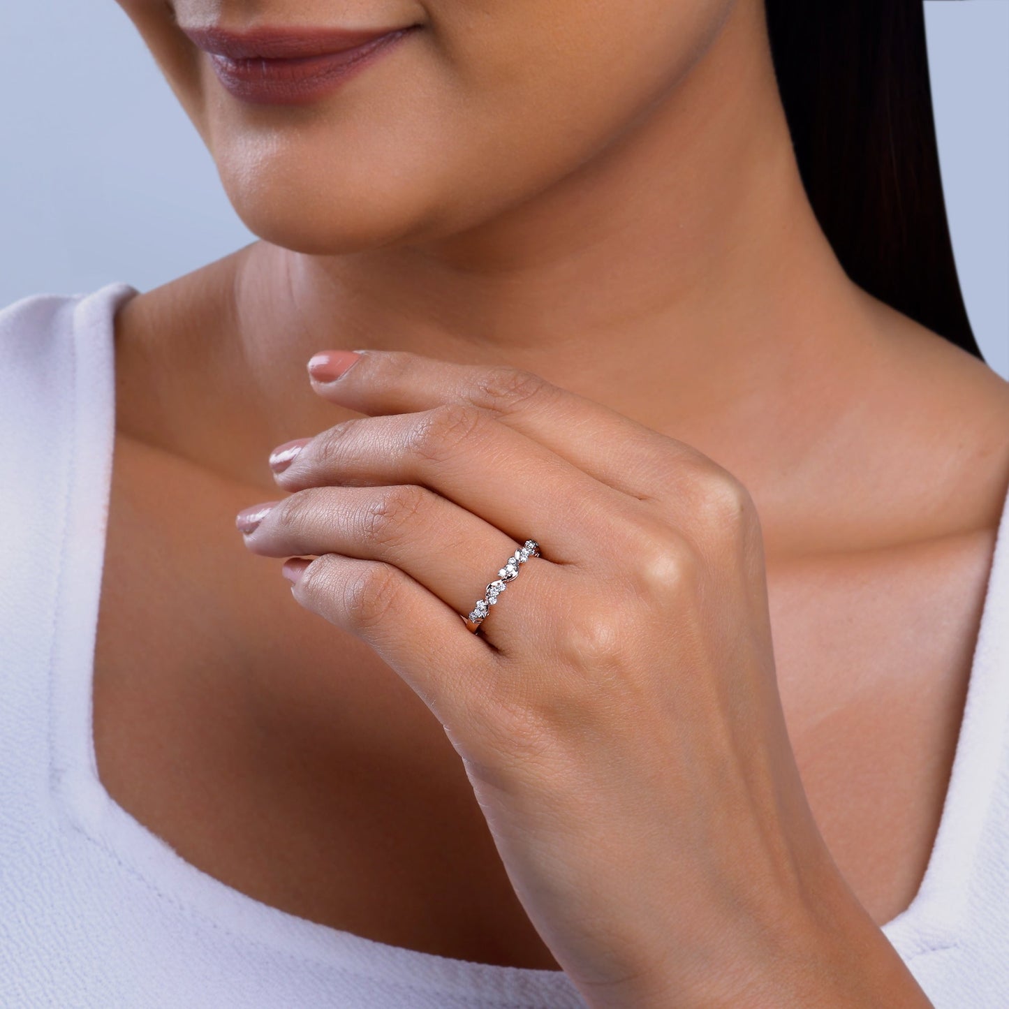 Rose Gold Blissful Love Lab Grown Diamond Ring
