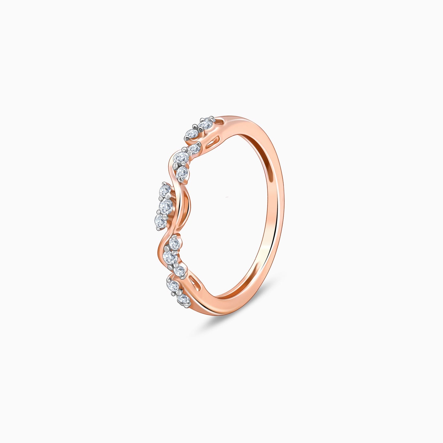 Rose Gold Blissful Love Lab Grown Diamond Ring