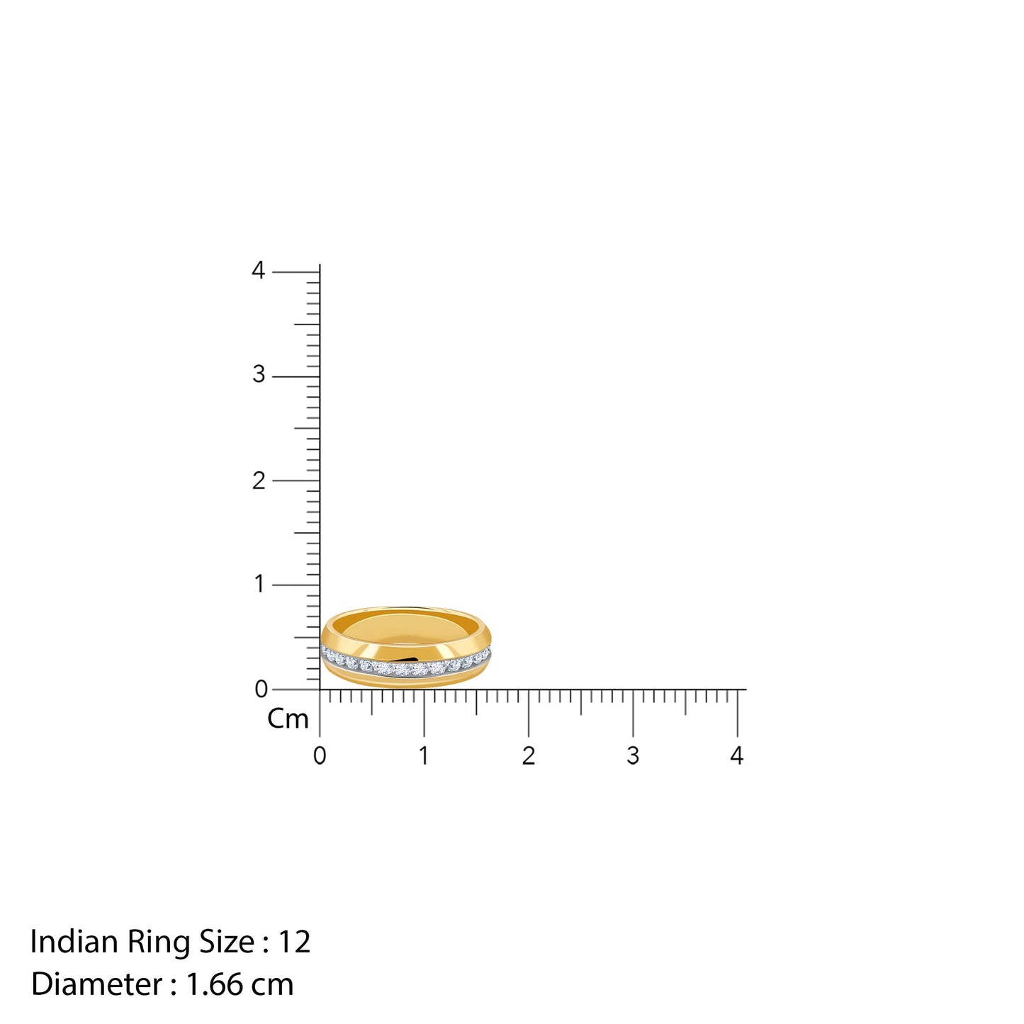 Gold Maximalist Glow Lab Grown Diamond Ring