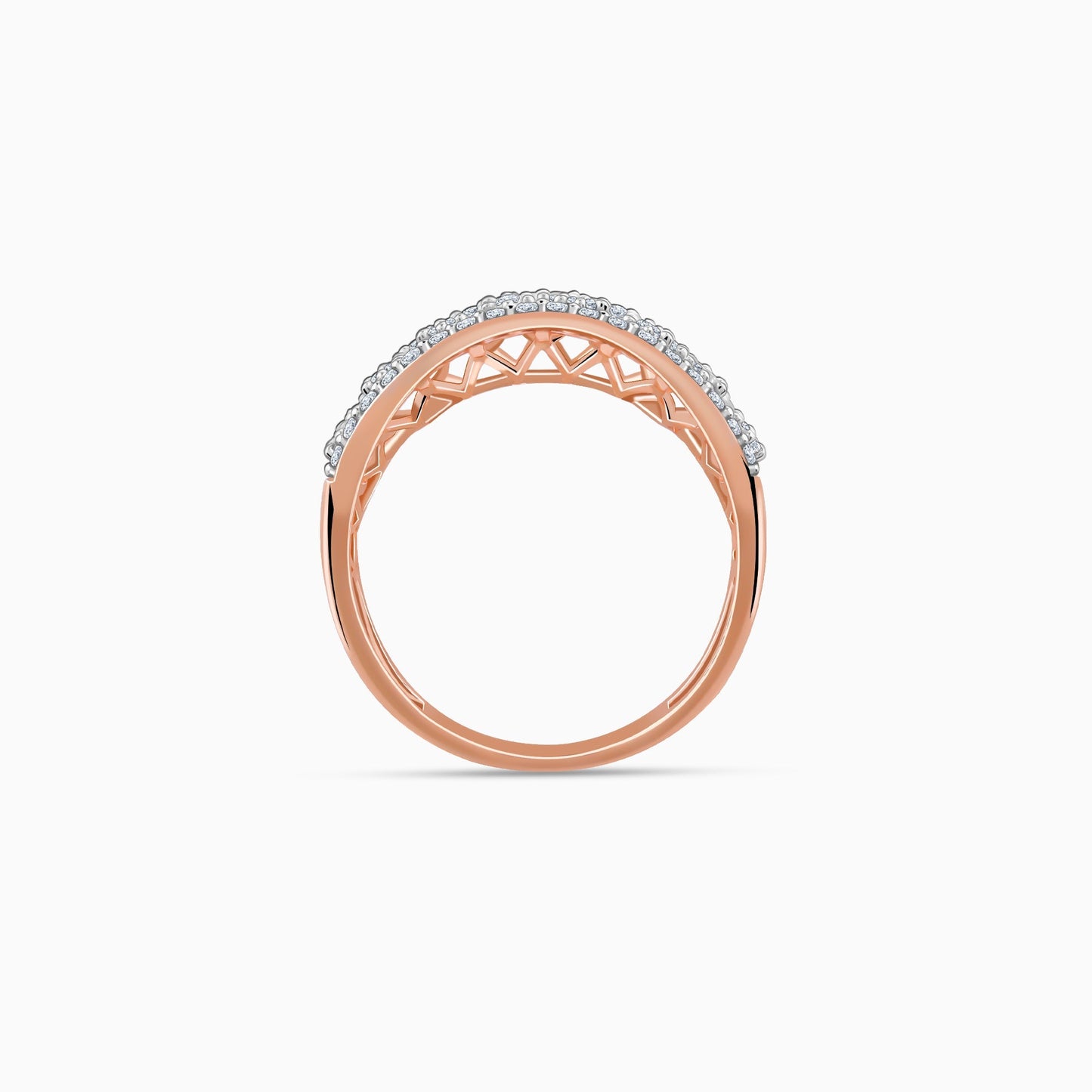 Rose Gold Swoon-worthy Lab Grown Diamond Ring
