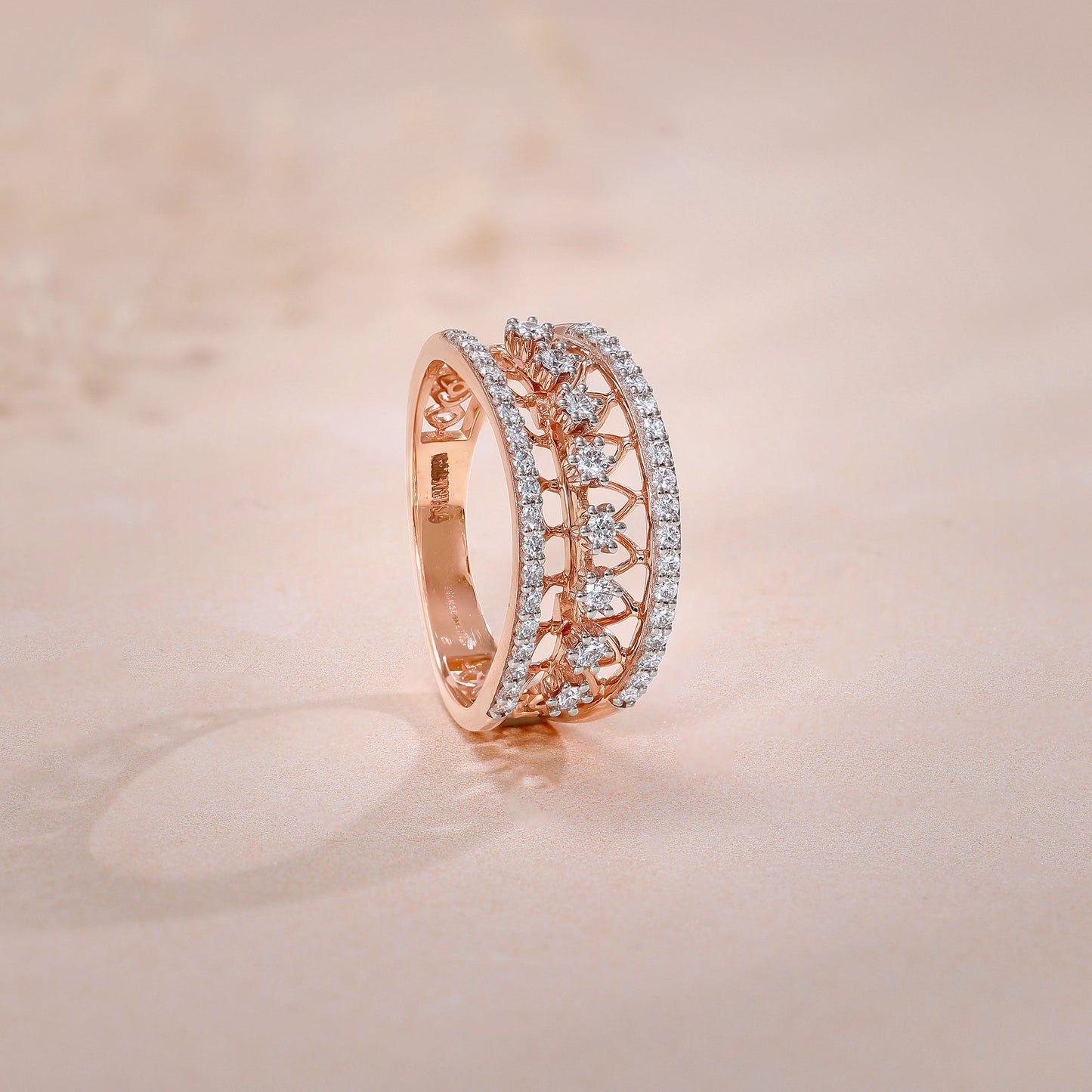 Rose Gold Swoon-worthy Lab Grown Diamond Ring