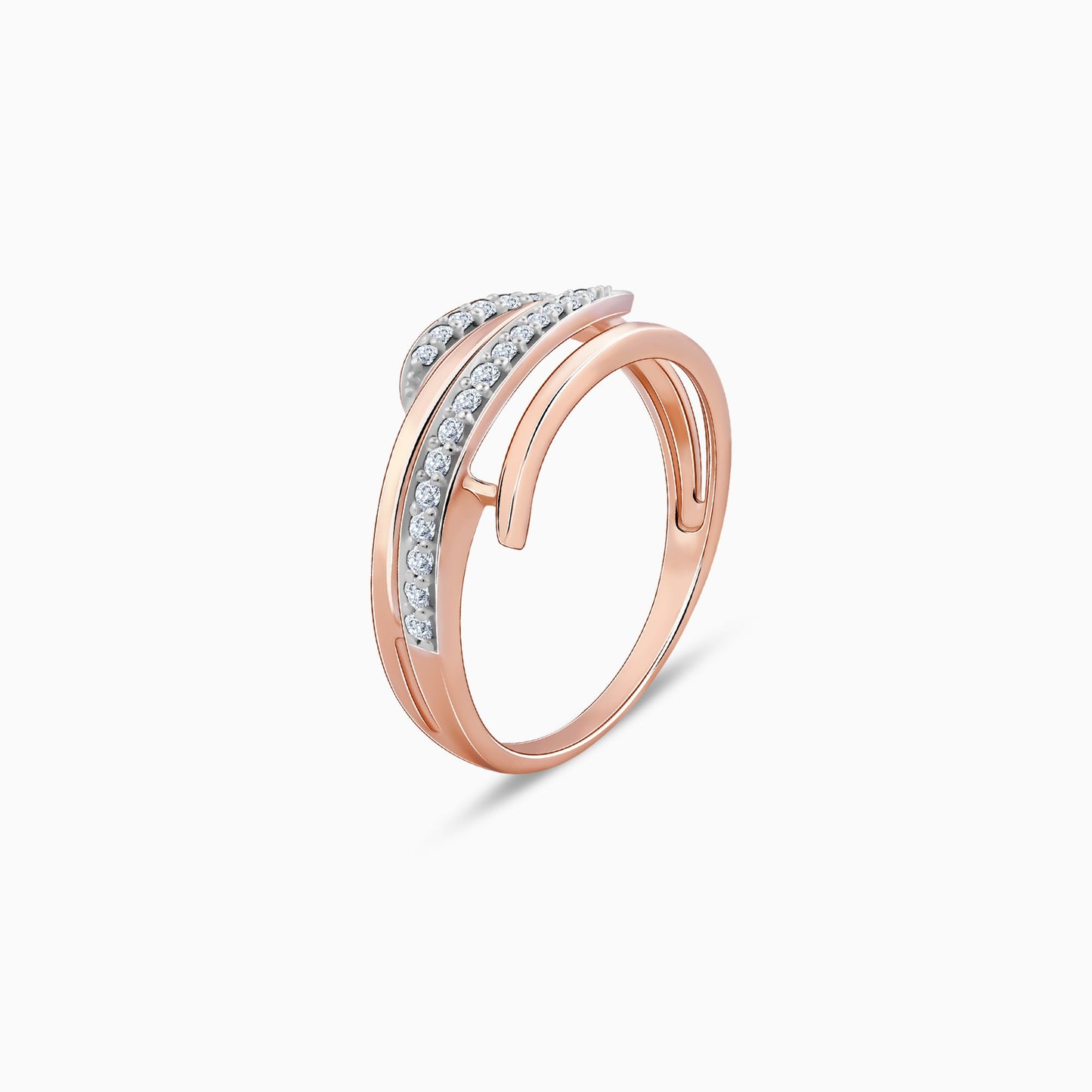 Rose Gold Ethereal Enigma Lab Grown Diamond Ring