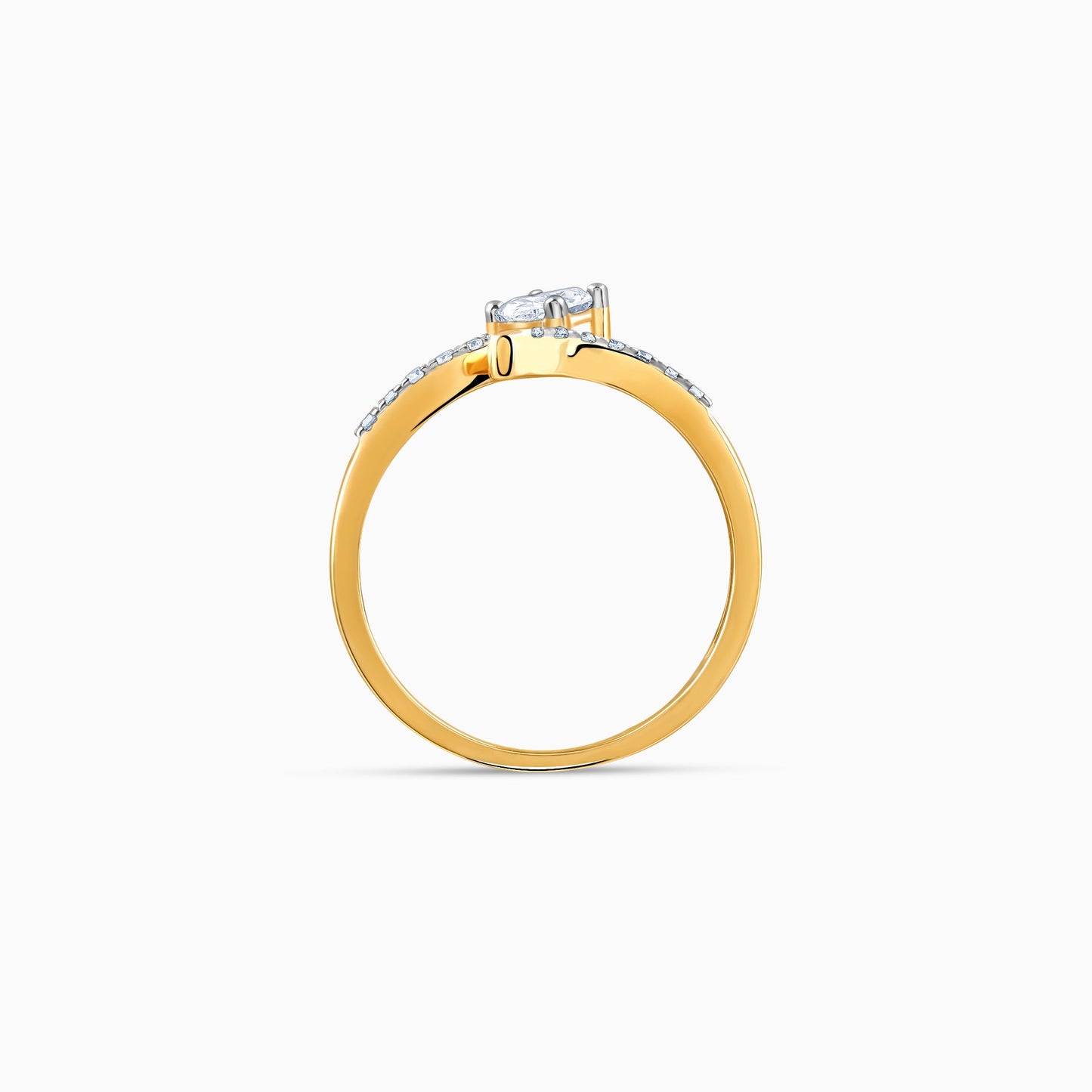 Gold Selene Lab Grown Diamond Solitaire Ring