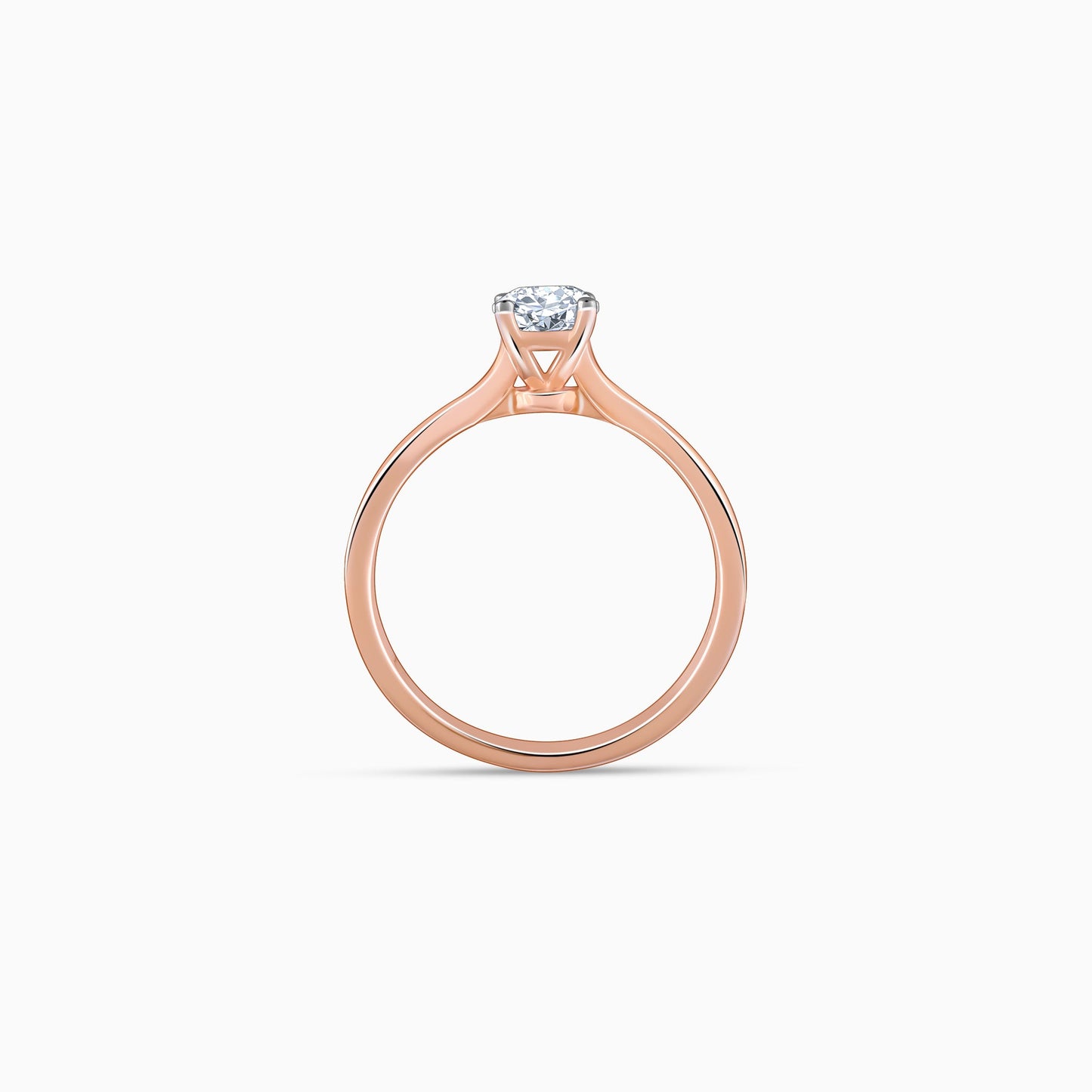Rose Gold Joy Solitaire Lab Grown Diamond Ring
