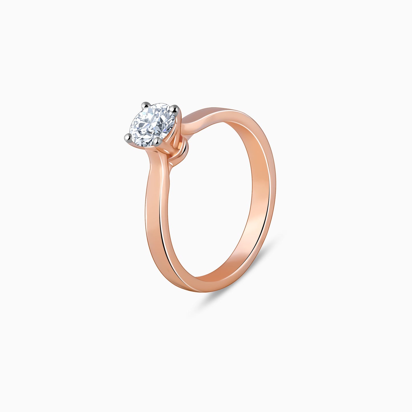 Rose Gold Joy Solitaire Lab Grown Diamond Ring