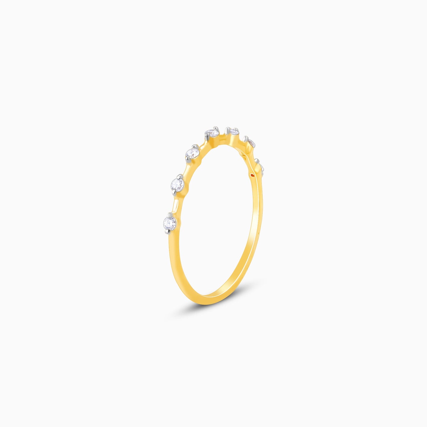 Gold Seven-Star Diamond Ring
