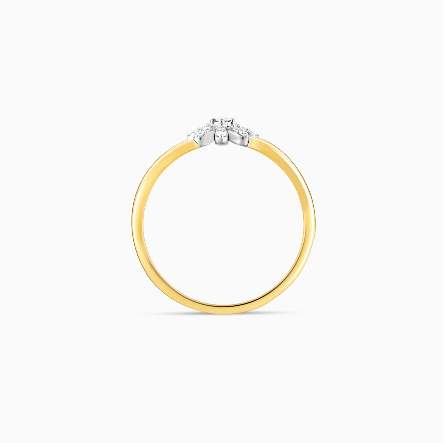Gold Crowning Cosmos Diamond Ring