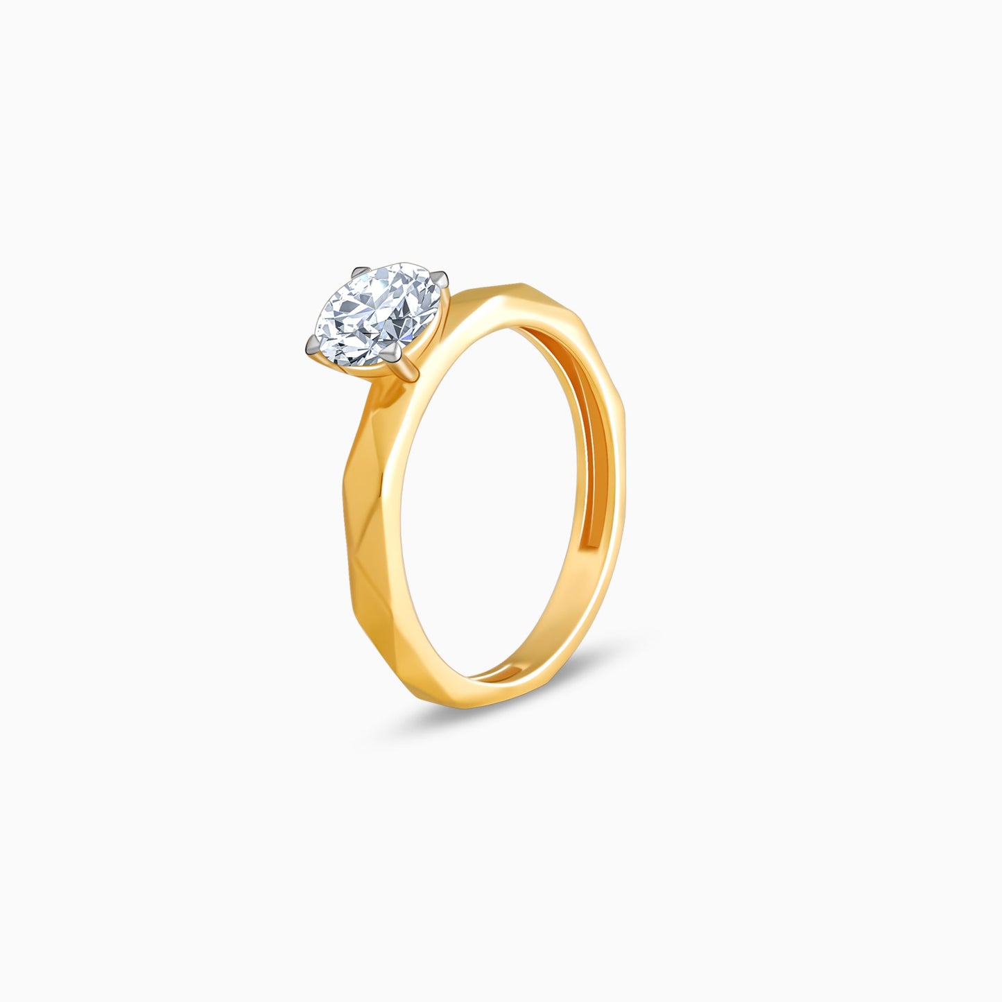 Gold Vow Solitaire Lab Grown Diamond Ring