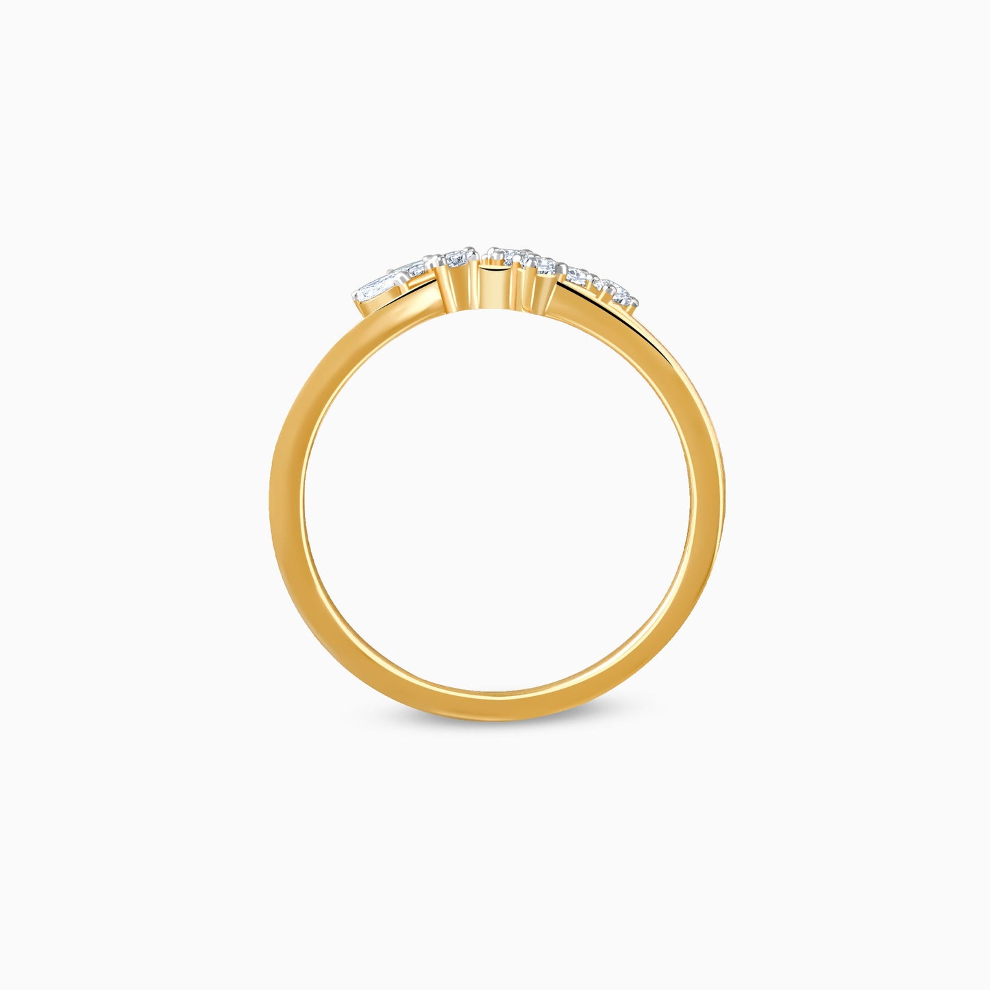 Gold Aveline Lab Grown Diamond Ring