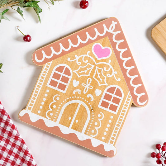 Ginger Bread House Serving Platter 12 Inch