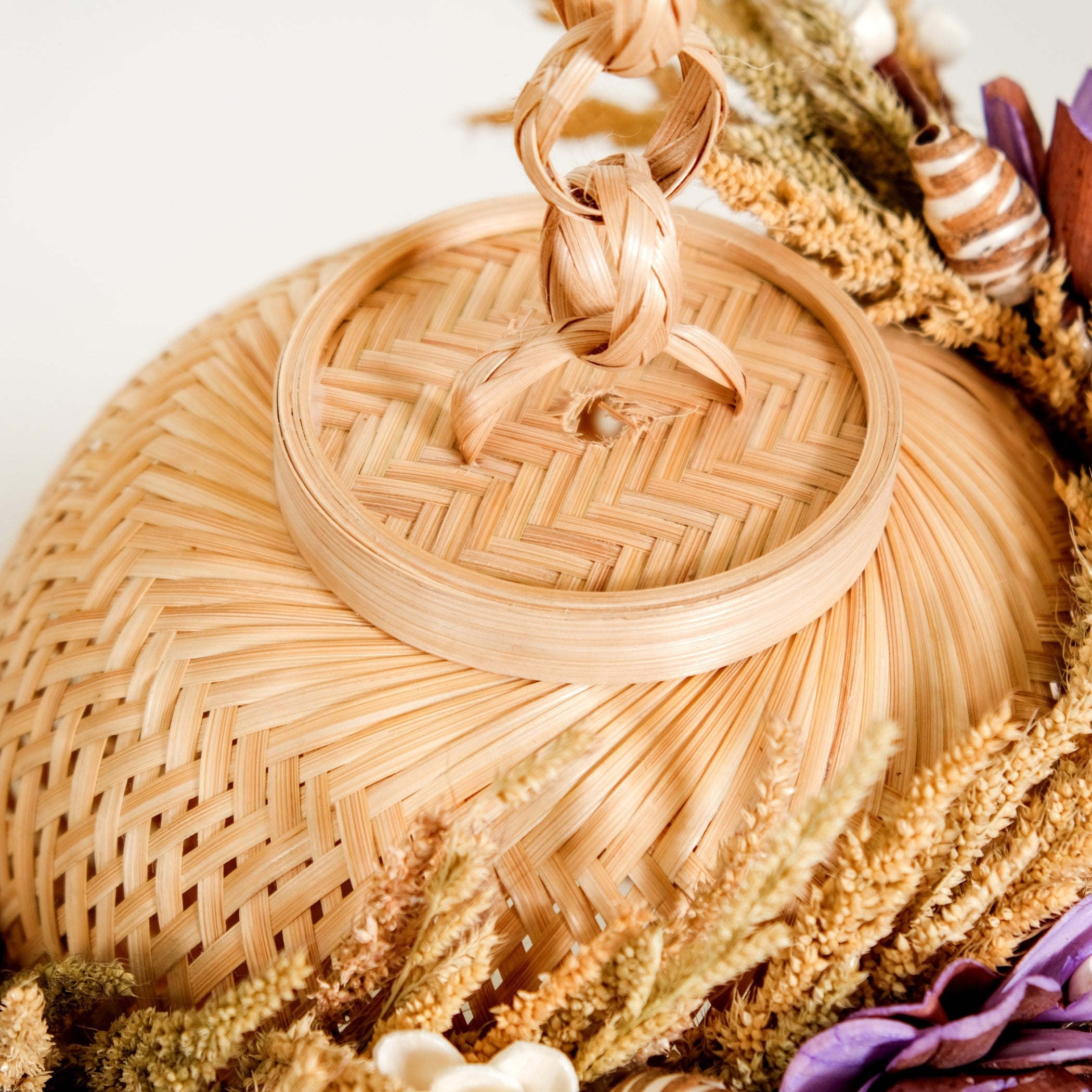 Organic Dried Flowers Lantern Lavender